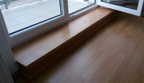 30 mm, zakulacené hrany, lakováno 2x bezbarvým schodišťovým lakem