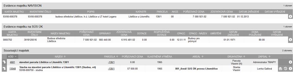 Integrace pasportizačního systému na účetní systém Správy a údržby silnic Ústeckého kraje SÚS ÚK téměř 8 400 nemovitostí ve správě