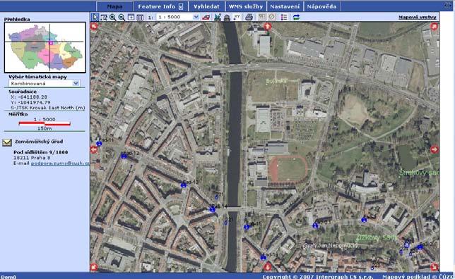 Mapové služby pro veřejnost