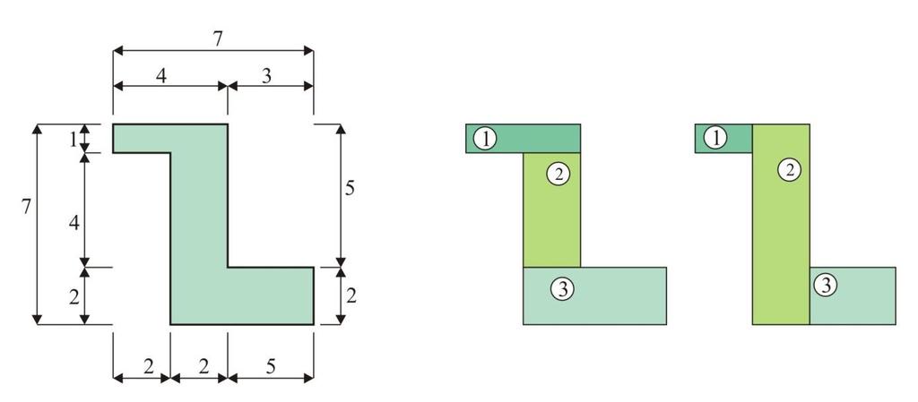Příkla ěžště složenéo orace íová síla ~ Ploca P = =