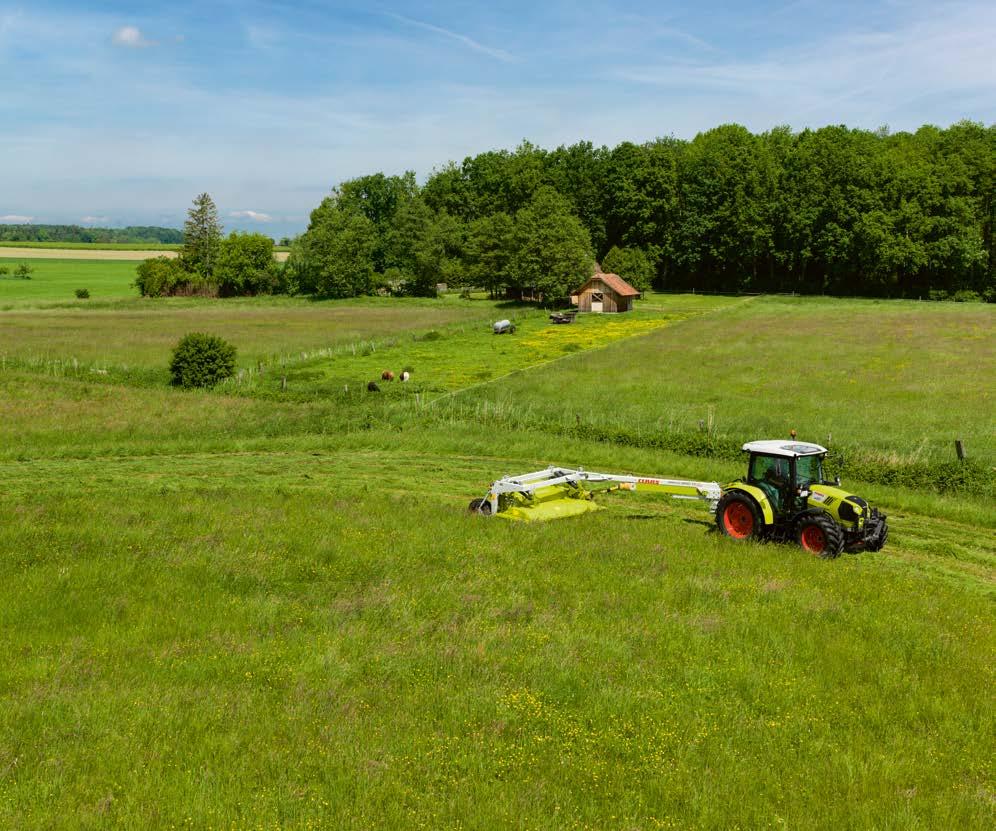 Spolehlivě tažené. Tažené žací stroje DISCO se stranovou ojí Profesionální technika MAX CUT.