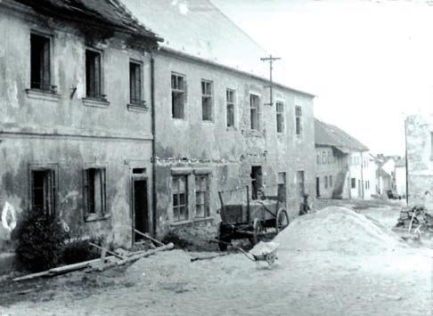 Ulice Plačkova v židovské čtvrti (40. 50.