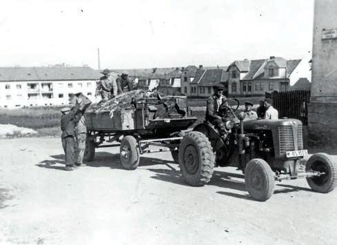 Práce v ulici Na Dolech (1960) Mateřská škola