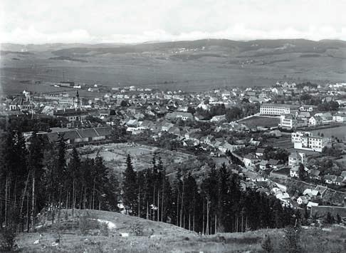 Pohled na Boskovice (30. léta 20.