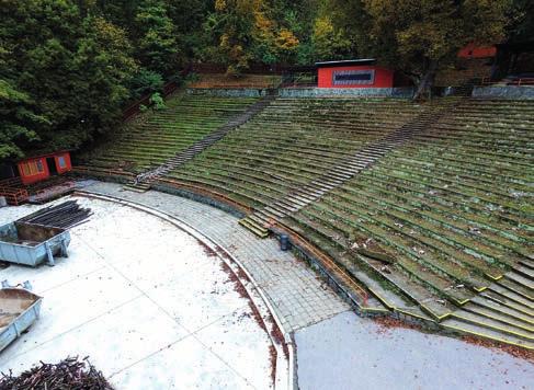Rekonstrukce hlediště letního kina (podzim 2016 jaro