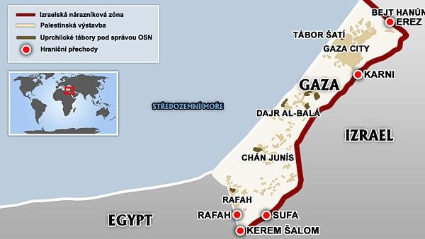 Pásmo gazy Ksi vyžádal na palestinské
