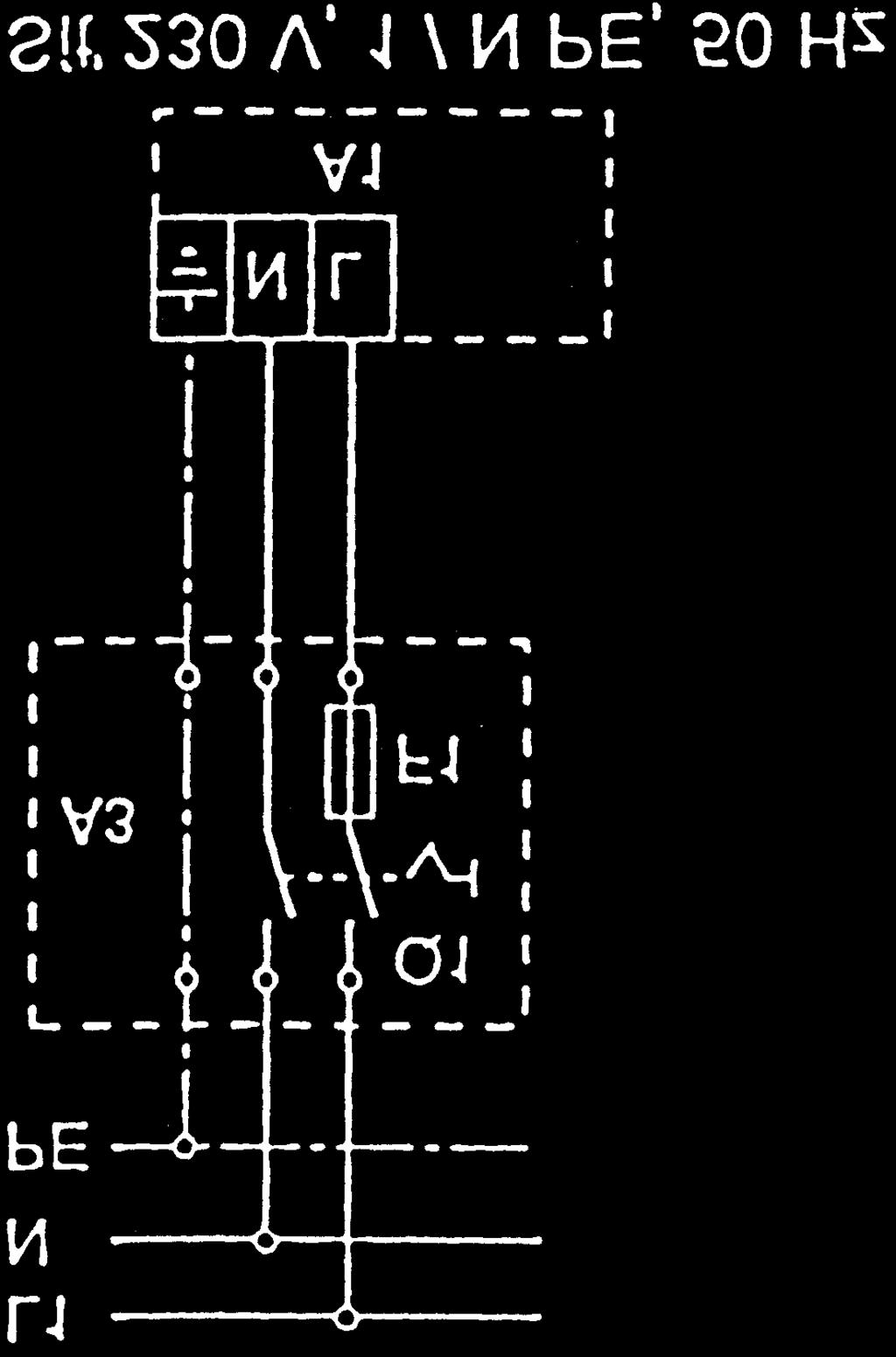 Schéma elektrického zapojení expanzního automatu typu HC S4 HC S4 Připojení elektro Legenda: A1 Elektroskříň Řídící jednotka Montáž na místě: A3 Elektroskříň F1 Pojistka C 10 A/1 Q1 Spínač zátěže,