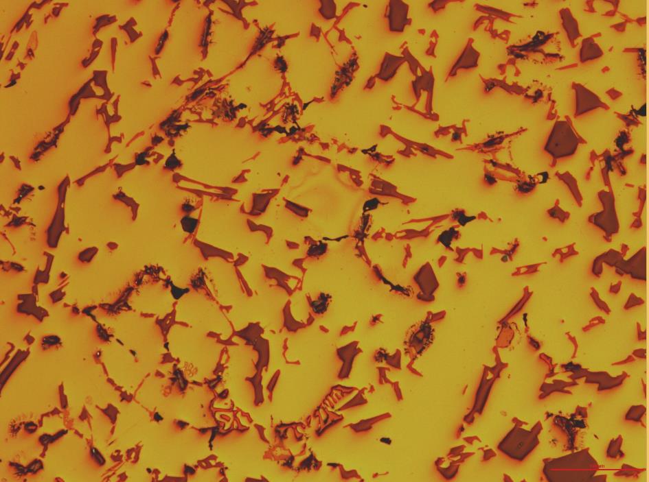 Číslo měření Velikost zrna [µm] Velikost zrna Si [µm] 1 44,9 45,2 31,7-32 2 41,3 41,6 36,2 36,5 3 39,8 40,1 32,7-33 4 35 35,3 32,8 33,1 5 38,4 38,7 33-33,3 Přůměrná hodnota 39,9 40,2 33,3 33,6