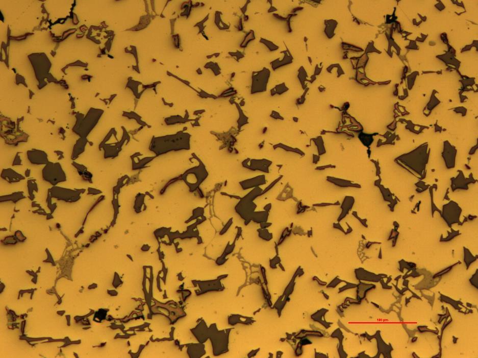 Zrna křemíku Eutektikum 100 µm Obr.