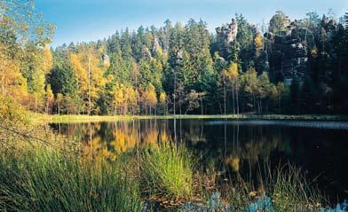 Páteří krajiny jsou vodní toky Labe, Úpa a Metuje, která v Adršpašsko teplických skalách také pramení.