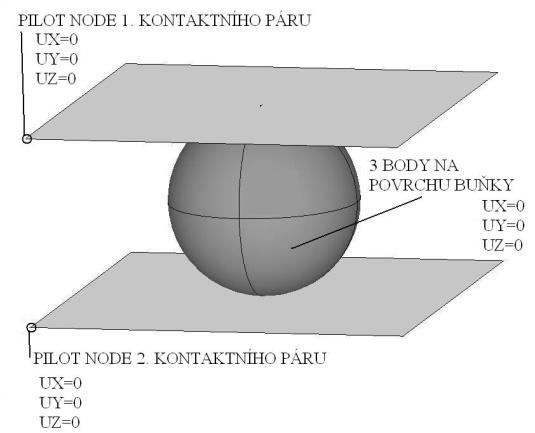 Obr. 25 Schéma 1. zatěžovacího kroku Obr. 26 Schéma 2. Zatěžovacího kroku 8.5. Úprava modelu buňky V tomto kroku se nejprve porovnává chování modelu buňky s chováním skutečné buňky.