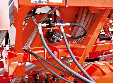 RŮZNÉ TYPY VENTILÁTORŮ Ventilátor je poháněn přes Load Sensing hydrauliku traktoru.