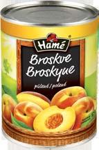 Broskve půlené 820g