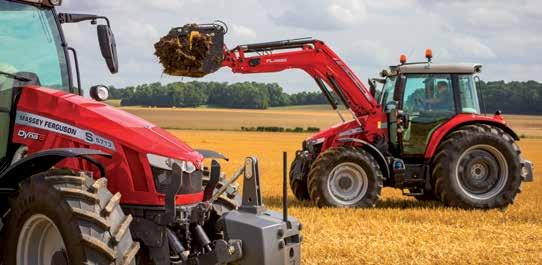 27 OD MASSEY FERGUSON SpeedSteer pro přesné zatáčení SpeedSteer snižuje námahu řidiče a zajišťuje rychlejší otáčení na souvrati.