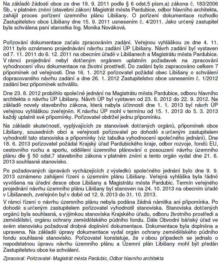 ÚZEMNÍ PLÁN LIBIŠANY II.