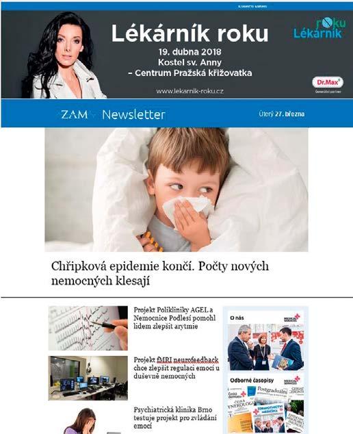 Možnosti inzerce v newsletteru ZDRAVI.EURO.