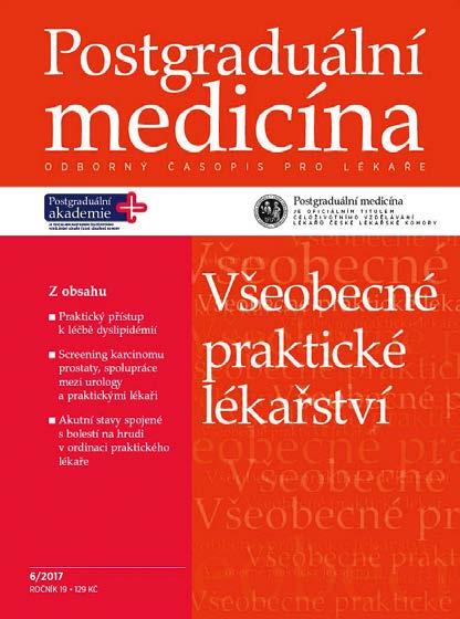 Odborný časopis pro lékaře Exkluzivní odborný časopis Postgraduální medicína je koncipován jako zdroj informací pro kontinuální celoživotní vzdělávání lékařů.