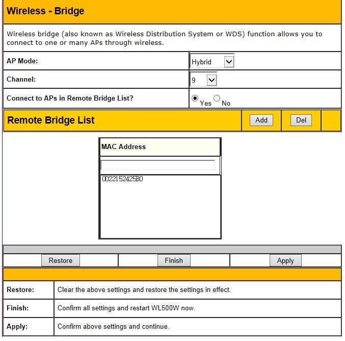 26 je nastavení položky wireless a položek interface a bridge v přístupovém bodě