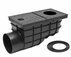 KV 110/125 ST univerzální lapač EAN KÓD EAN název průtok l/ min BALENÍ PALETA 4025075801105 80110 KVS 110/125 ST 390 4 80 Výrobek je určen pro odvod