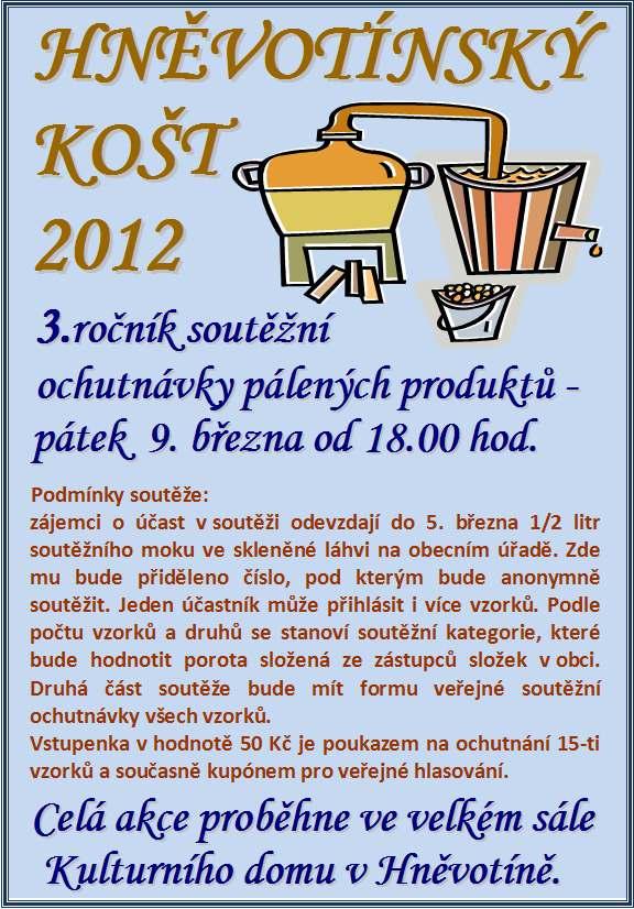 Zájmové organizace. Probìhla valná hromada FC Hnìvotín. V sobotu 25. února 2012 se uskuteènila valná hromada funkcionáøe Michala obèanského sdružení FC Hnìvotín.