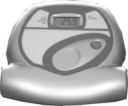 55 Snímací kabel horní část vedoucí z počítače 1 NÁVOD NA OVLÁDÁNÍ POČÍTAČE Funkce: TIME (čas) SPEED (rychlost) DISTANCE (vzdálenost) CALORIES (kalorie) ODOMETER (celková vzdálenost) PULSE (puls)