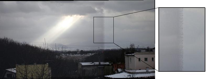 Problém je vyřešen váženým průměrováním hodnot obrazových bodů (viz kapitola 6.5). Tady však nastává stejný problém jako v předchozí kapitole 8.