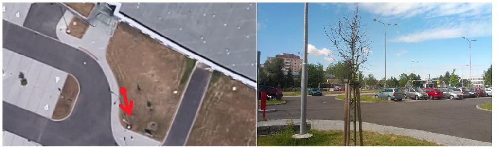 Obrázek 4.12 Nepřímá viditelnost na družici Tabulka 4.