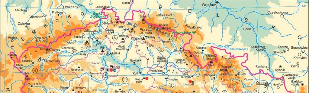 1 The Czech Republic geography and history Area: 78,866 square kilometres (comparable to Ireland) Population: 10,287,189 inhabitants Member of NATO since 1999 Member of EU since 2004 1.