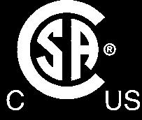Důležité informace Značka testu CSA znamená, že byl výrobek zkoušen a vyhověl platným bezpečnostním a provozním normám, včetně příslušných norem definovaných a spravovaných ANSI (American National