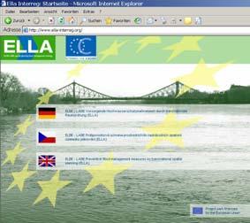 Seite / strana / page 11 ELLA Website Webová stránka ELLA ELLA Website Die ELLA-Website unter Webová stránka ELLA pod The ELLA-website: www.ella-interreg.