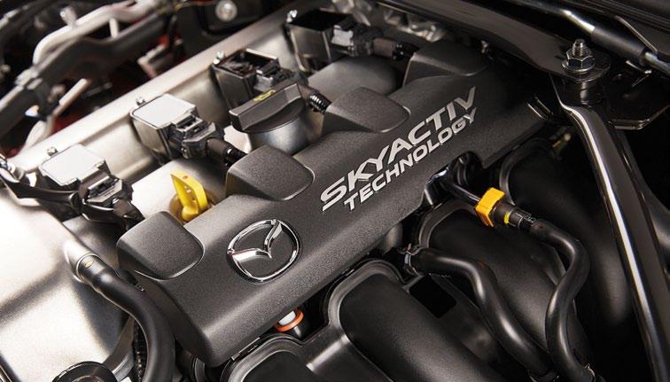 Dosáhli jsme toho přepracováním všech základních komponentů a rovněž díky našim inovativním technologiím SKYACTIV.