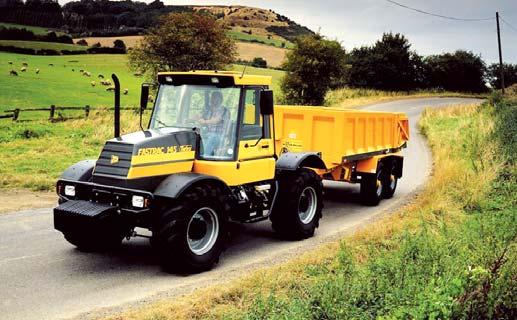 konstrukce revoluční novinky JCB Fastrac 15 Rok 1991 Nový traktor JCB Fastrac způsobil v zemědělství
