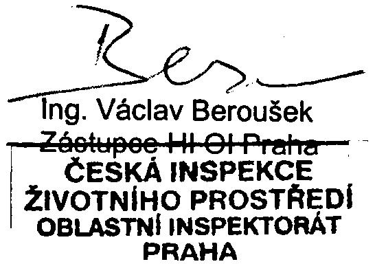 ne: Naše znaèka: Vyøizuje /Iinka: Místo a datum: MH NI/EIA/096-1/Be /28.4.04 1/HI/6849/04/Ber Ing. Beroušek/266 793 385 Praha 18.5.2004 ~ Zahájení zjiš ovacího øízení zámìru "Bariérový garážový dùm, ul.