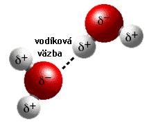 Molekula vody Základní fyzikálně-chemické vlastnosti vody Velikost shluků je proměnlivá a