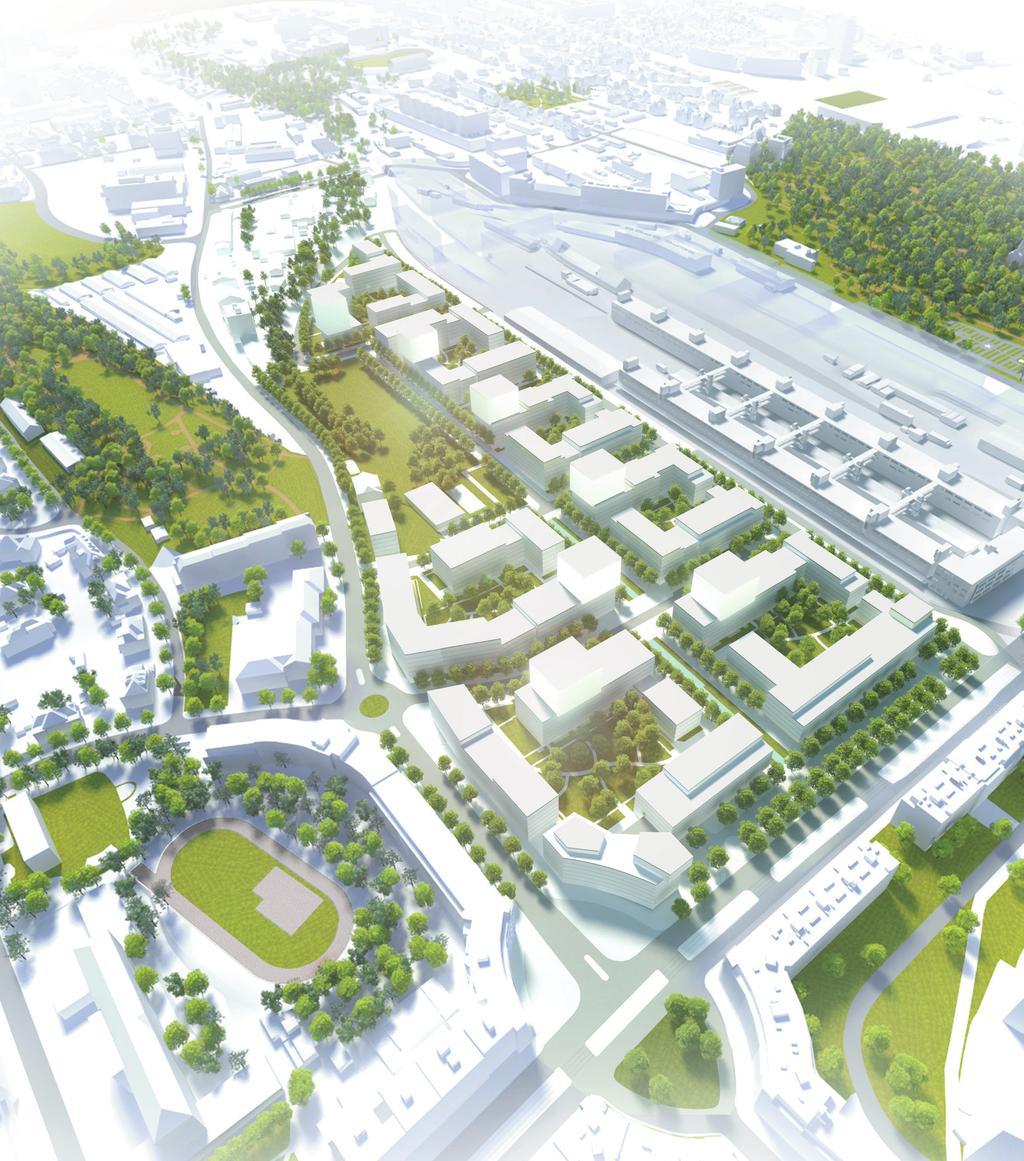 Unikátní přeměna nádraží na novou rezidenční čtvrť The unique transformation of