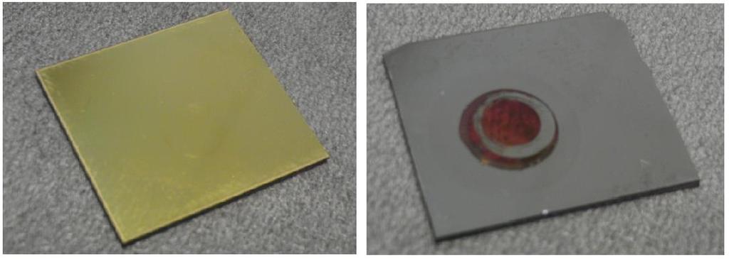 6 Praktická část 6.1 Elektrody Cílem této práce je navázání biotinu na čisté zlaté elektrody a na nanostrukturované elektrody.