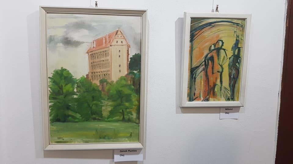 -vh-, foto archiv Výstava Marie Trebulové GABA Galerie GABA v králodvorské sokolovně přivítala 18.