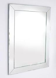 reflecting surface of the mirror.