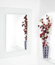 Mirror with bevel decoration 60 x 60 cm 711-478 ** 80 x