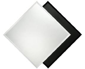 Mirror with bevel (10mm) and decoration ** 60 x 60 cm