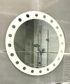 ALEŠ Zrcadlo s motivem Kolečka Spiegel mit Tupfen Motiv Mirror with
