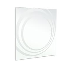 Konzentricher Kreise Mirror with Cobcentric Rings decoration 60 x 60 cm