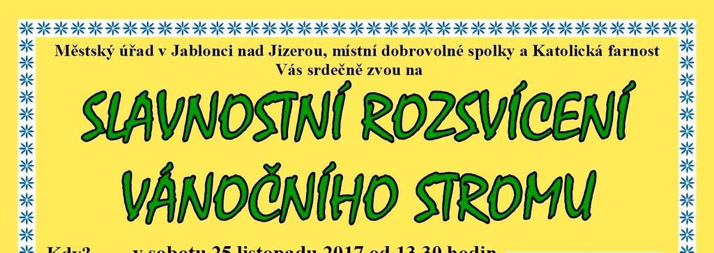 ZÁŘÍ ŘÍJEN JIZERAN 5/2017 S t r á n k a 6 a/ Program sedmnáctého veřejného zasedání zastupitelstva města. b/ Rozpočtovou změnu č. 3/2017 navýšení příjmů o 1.251.500,- Kč a výdajů o 1.251.500,- Kč. c/ Prodej pozemku pč.