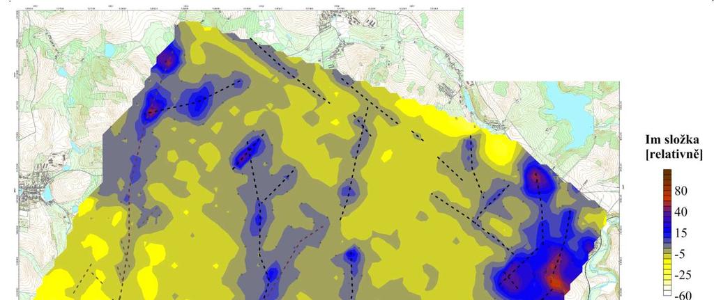 Z hlediska hydrogeologického režimu zájmové oblasti jsou důležité porušené linie, které se často stávají preferenčními cestami pohybu podzemních vod a tedy i šíření případného kontaminantu.