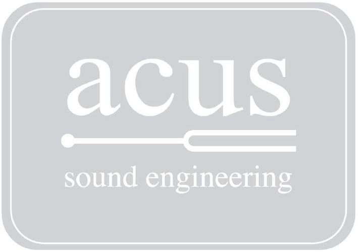 ACUS SOUND ENGINEERING SRLS Via Remo Stortoni, 12D