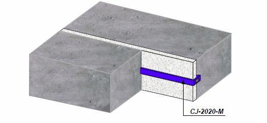 Obr. 2 Hydroexpanzivní profil Hydrotite CJ-2020-M v dilatační spáře 2.3.