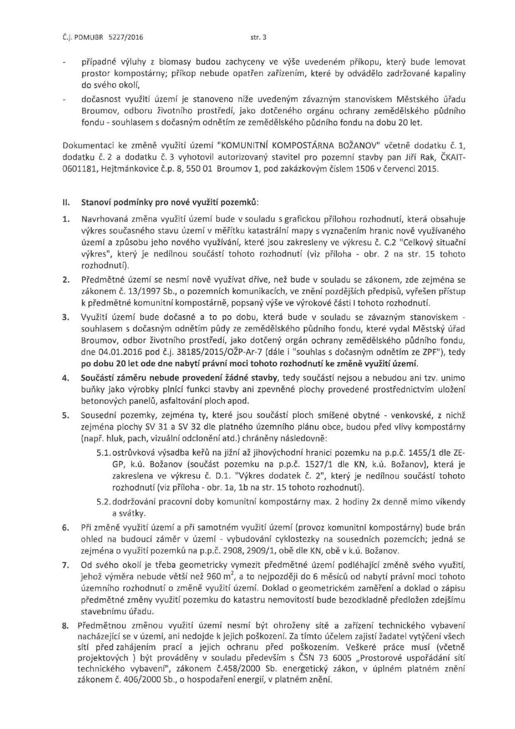 Č.j. PDMUBR 5227/2016 str.