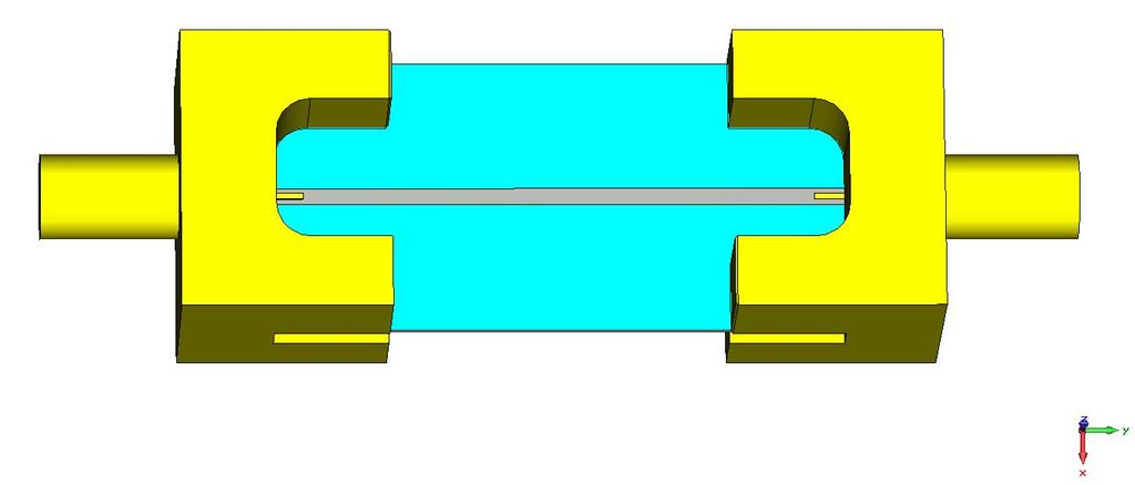 Na obr. 32 jsou zobrazeny s-parametry konektoru naměřené výrobcem. Měření bylo provedeno pomocí dvou konektorů zapojených proti sobě přes mikropáskové vedení.