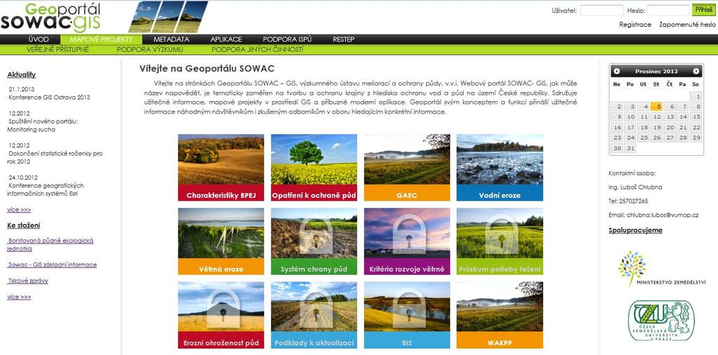 Czech Republic, and project RESTEP (Interactive map of renewable energy for sustainable regional planning in the energy sector) in the future and further.