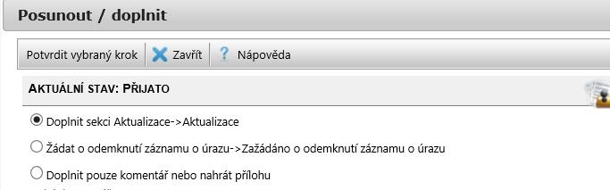 byly na Vaší škole vyplněny). Pro práci s vybraným záznamem o úrazu klikněte na ID akce. 7.